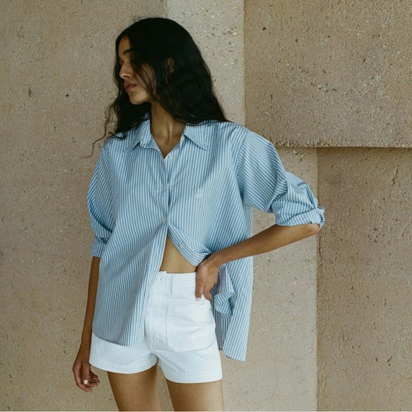 NWT Doen Lane Short - White Sand size 27 - Picture 2 of 2